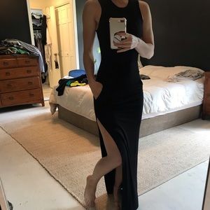 Lulu’s Black Sleeveless Maxi Dress - XS